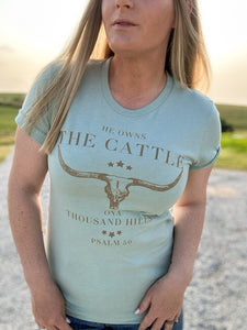 The He Owns The Cattle Tee