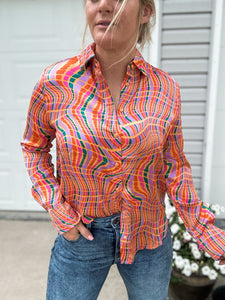 The Orange Mirage Blouse