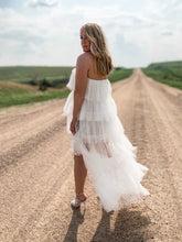 The Sheer Bliss Tulle Hi-Low Dress