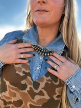 The Almost Missed Ya Denim & Camo Top