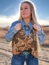 The Almost Missed Ya Denim & Camo Top