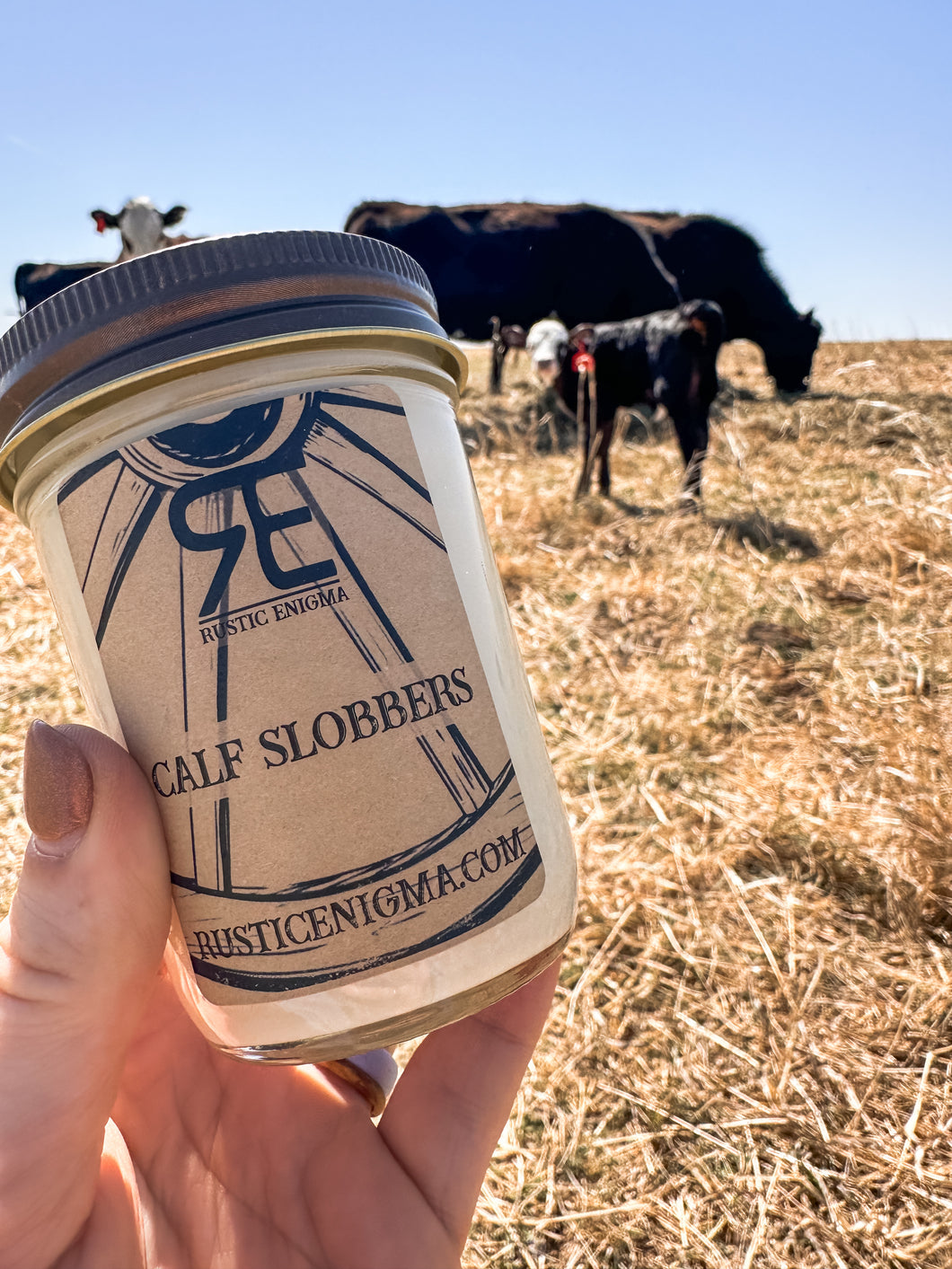 The Calf Slobbers Candle