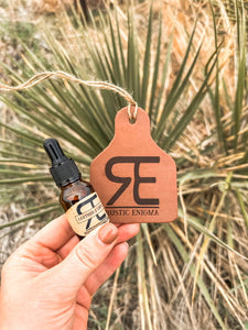 Leather & Lace Leather Tag Car Scent