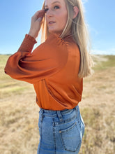 Is It Too Early For Pumpkin Spice Satin Bodysuit