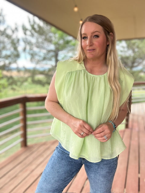The Lime Sorbet Parachute Tank