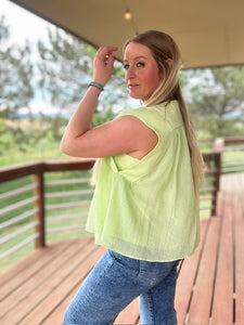 The Lime Sorbet Parachute Tank