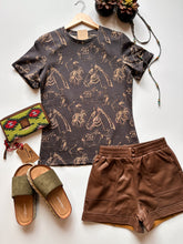 The Western Doodle Tee - Charcoal