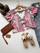 The Pascale Paisley Top