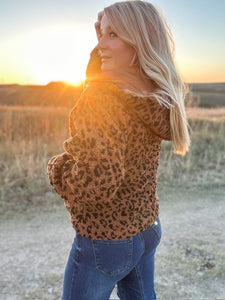 The Living It up Leopard Fleece Jacket