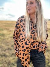 The McCoy Copper Leopard Print Top