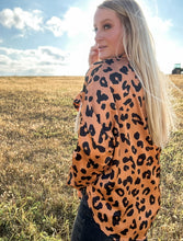 The McCoy Copper Leopard Print Top