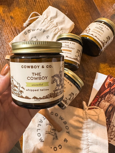 The Cowboy - Organic Unscented Whipped Tallow