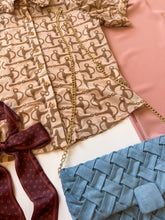 The Baby Blues Faux Suede Purse