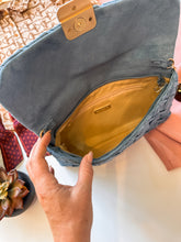 The Baby Blues Faux Suede Purse