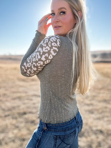 The Willa Leopard Print Top