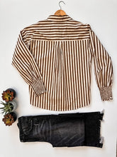 Tell Me About The Good Old Days Pin Stripe Top