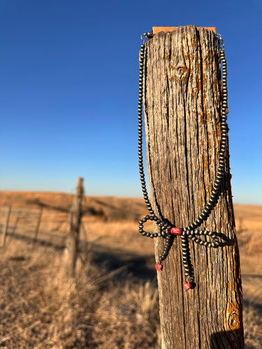 The Faux Beau Necklace - Red