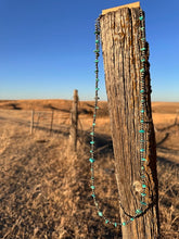 The Broadwater Faux Silver Pearl and Turquoise Necklace