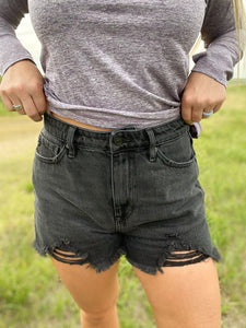 The Starry Nights Charcoal KanCan Shorts