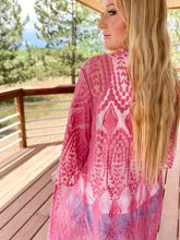 Making Me Blush Lace Duster