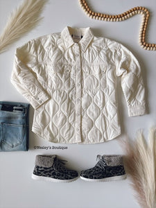 The Keep Me In Mind Quilted Jacket