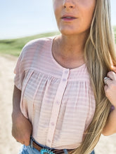 The French Twist Batwing Top - Blush