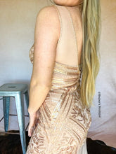 The Friday Night Lights Gold Sequin Dress