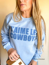 Gina Tees I Love Cowboys Pullover