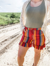 The Tilson Ruffle Serape Shorts